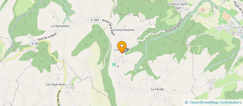 localisation de l'entreprise 791 277 866   VELANNE