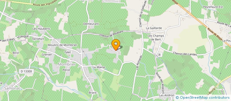 localisation de l'entreprise 791 282 643   SAINT-CIERS-DE-CANESSE