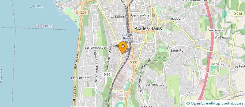 localisation de l'entreprise 791 284 227   AIX-LES-BAINS