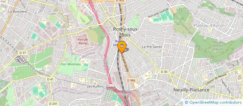 localisation de l'entreprise 791 285 620   BONDY