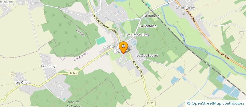 localisation de l'entreprise 791 291 198   FONTAINE-SOUS-JOUY