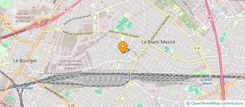 localisation de l'entreprise 791 307 531   DRANCY