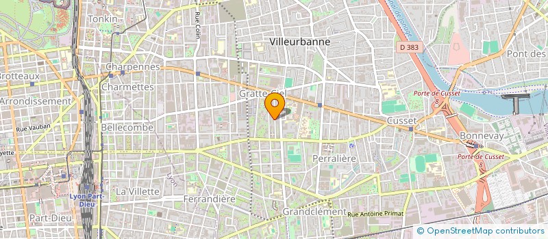 localisation de l'entreprise 791 344 450 à VILLEURBANNE