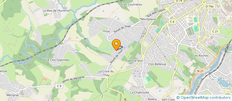localisation de l'entreprise 791 346 497 à ISLE