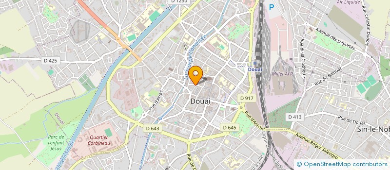 localisation de l'entreprise 791 367 758 à DOUAI