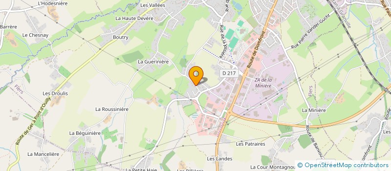 localisation de l'entreprise 791 368 848 à FLERS