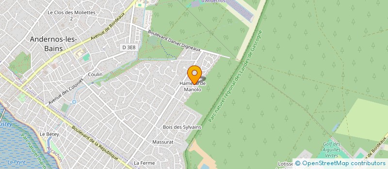 localisation de l'entreprise 791 376 387   ANDERNOS-LES-BAINS