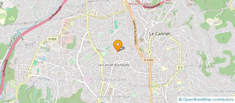 localisation de l'entreprise 791 381 320 à LE CANNET