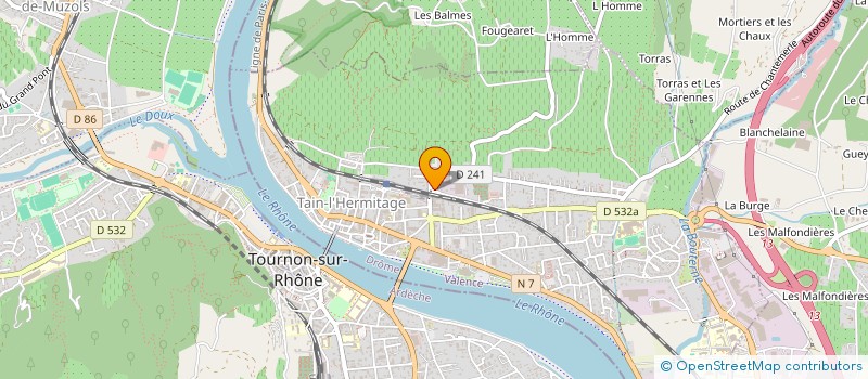 localisation de l'entreprise 791 395 338 à TAIN-L'HERMITAGE