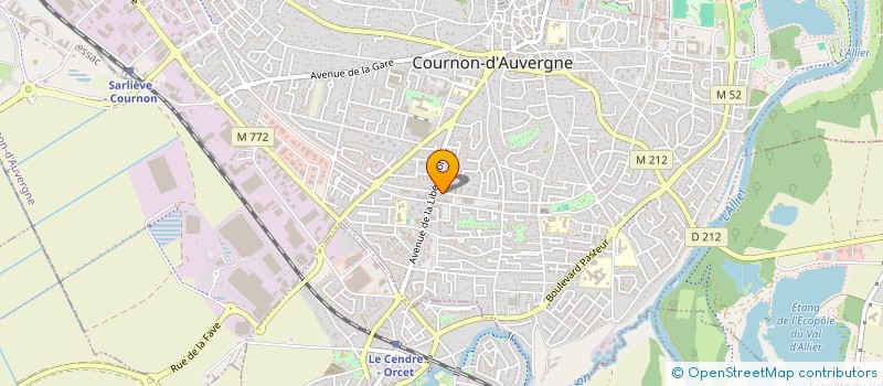 localisation de l'entreprise 791 396 286   COURNON-D'AUVERGNE