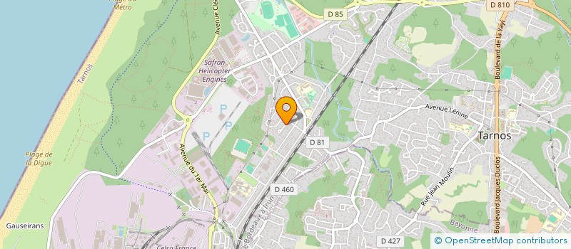 localisation de l'entreprise 791 411 705   TARNOS