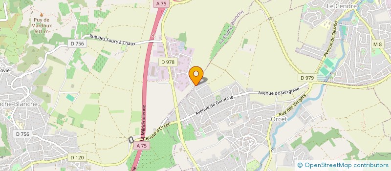 localisation de l'entreprise 791 446 982   ORCET