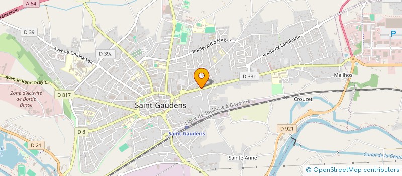localisation de l'entreprise 791 455 512 à SAINT-GAUDENS