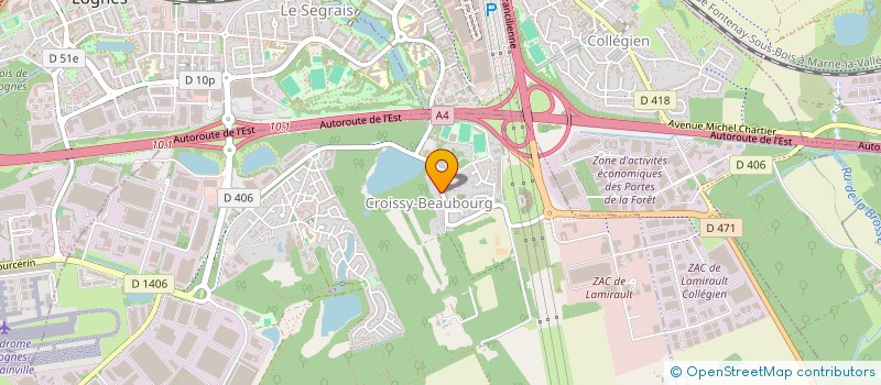localisation de l'entreprise 791 487 408 à PONTAULT-COMBAULT