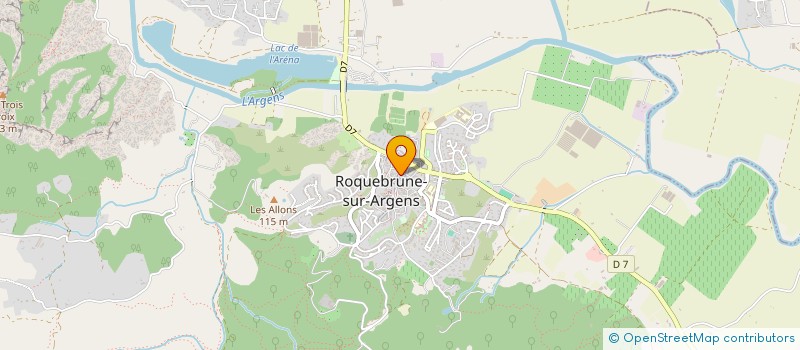 localisation de l'entreprise 791 491 012   ROQUEBRUNE-SUR-ARGENS