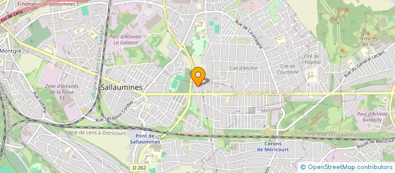 localisation de l'entreprise 791 521 628   SALLAUMINES