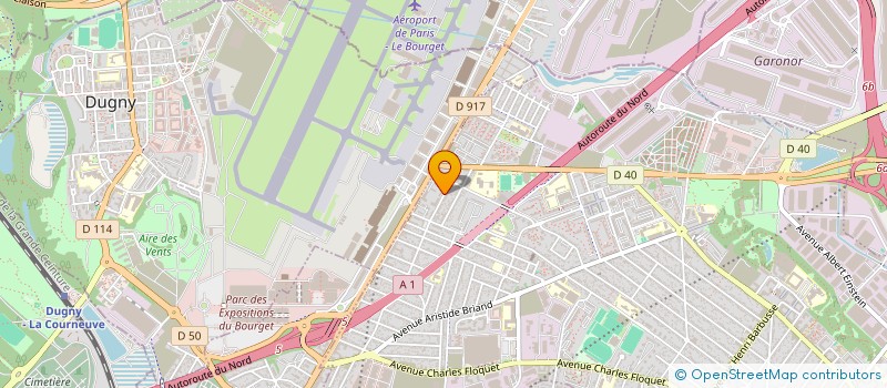 localisation de l'entreprise 791 543 895 à LE BLANC MESNIL