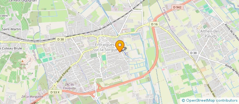 localisation de l'entreprise 791 591 191   SAINT-AUNES