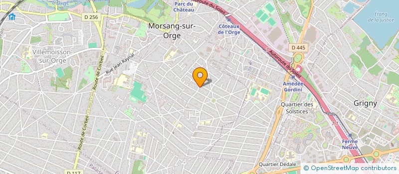 localisation de l'entreprise 791 591 365  à SOISY-SUR-SEINE