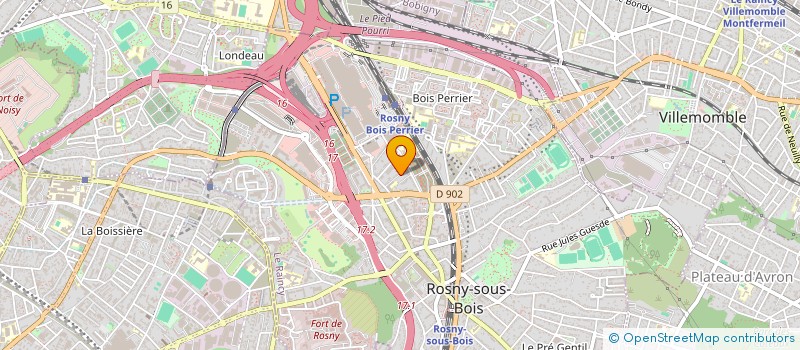 localisation de l'entreprise 791 592 306  à ROSNY-SOUS-BOIS