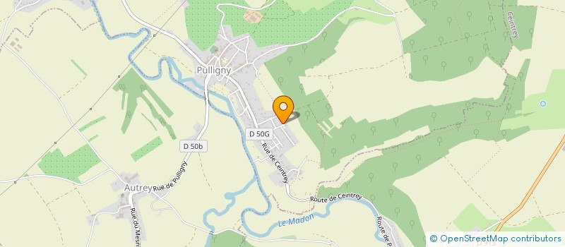 localisation de l'entreprise 791 598 261   PULLIGNY