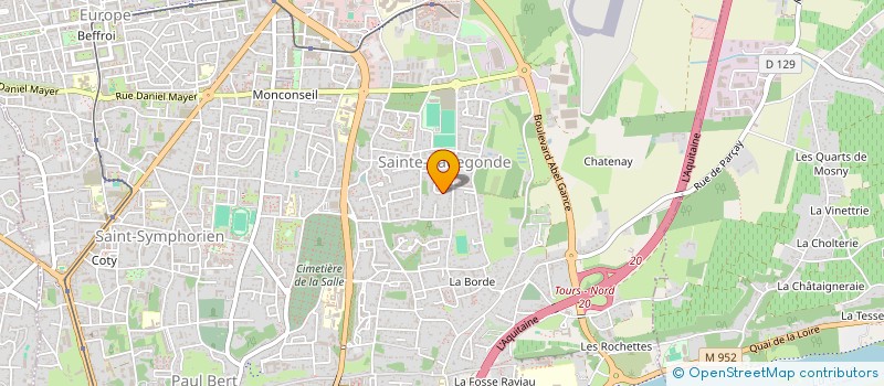 localisation de l'entreprise 791 609 027   TOURS