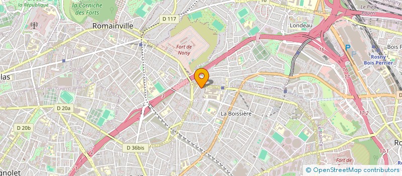 localisation de l'entreprise 791 618 838 à ROMAINVILLE