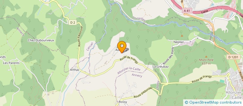 localisation de l'entreprise 791 621 352   VIUZ-LA-CHIESAZ