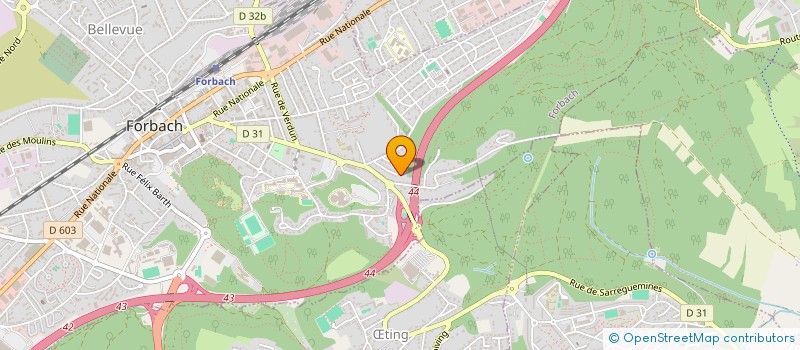 localisation de l'entreprise 791 631 716   FORBACH