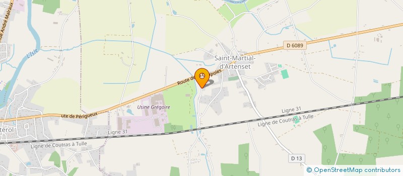 localisation de l'entreprise 791 698 574   SAINT-MARTIAL-D'ARTENSET