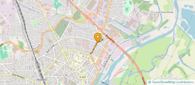 localisation de l'entreprise 791 701 998   ROANNE