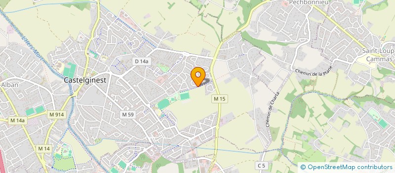 localisation de l'entreprise 791 704 232   CASTELGINEST