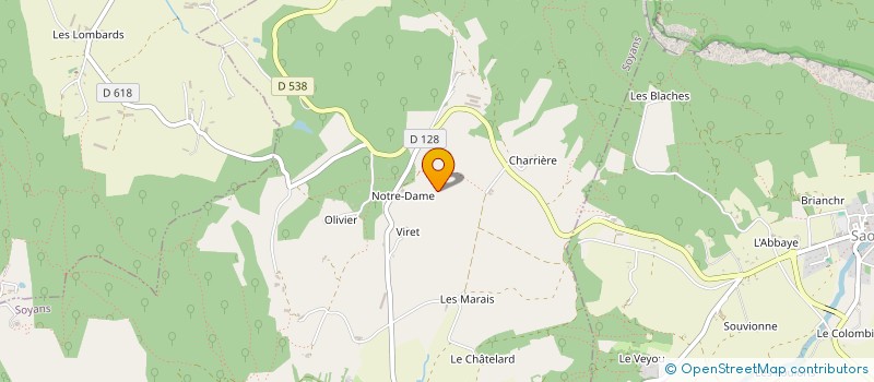 localisation de l'entreprise 791 708 472   SOYANS