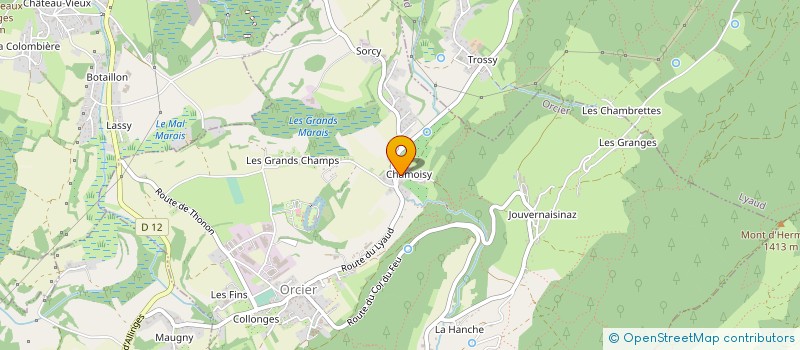 localisation de l'entreprise 791 708 902   ORCIER