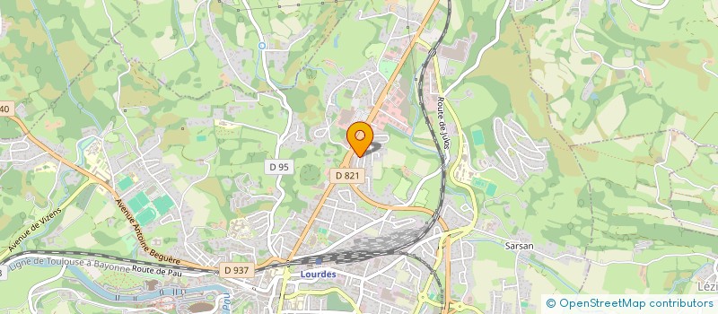 localisation de l'entreprise 791 710 197   LOURDES