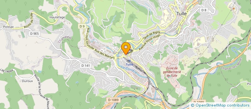 localisation de l'entreprise 791 711 344   TULLE