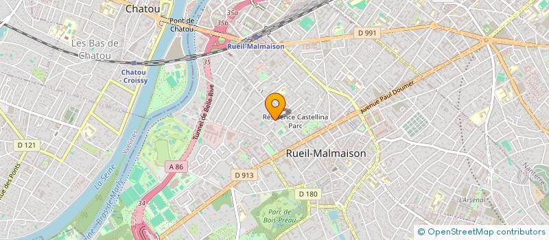 localisation de l'entreprise 791 752 652 à RUEIL-MALMAISON