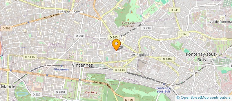 localisation de l'entreprise 791 797 509   VINCENNES