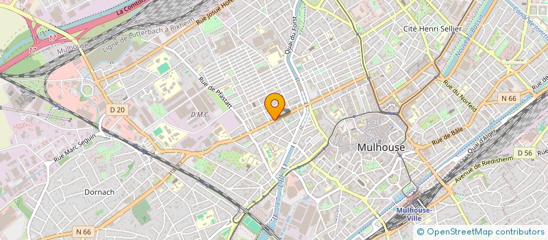 localisation de l'entreprise 791 804 545   MULHOUSE