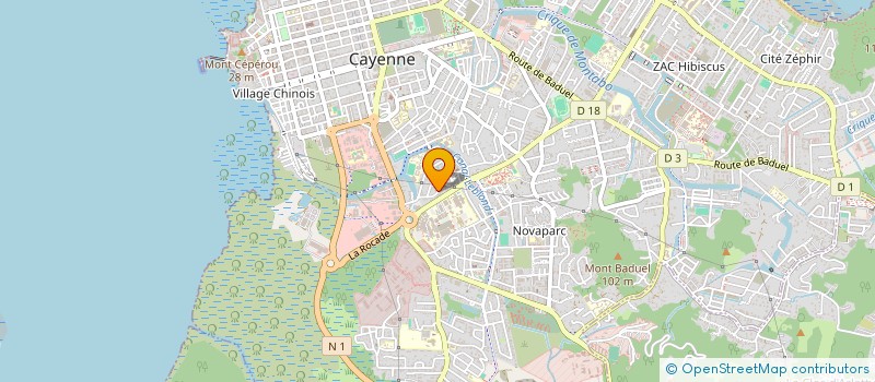 localisation de l'entreprise 791 811 425   CAYENNE