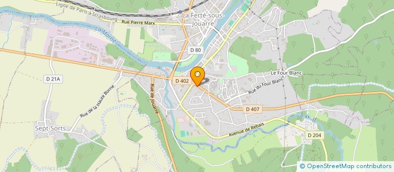 localisation de l'entreprise 791 843 683 à LA FERTE-SOUS-JOUARRE