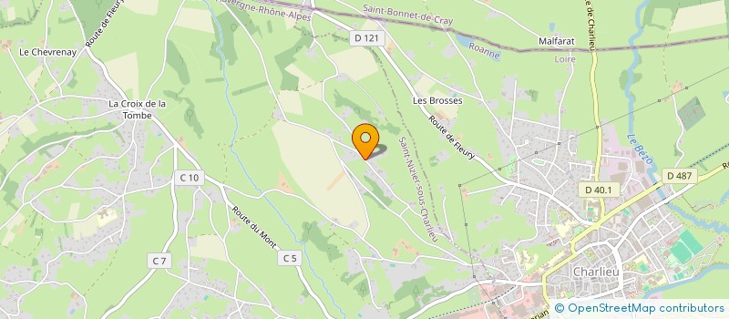 localisation de l'entreprise 791 859 838   SAINT-GERMAIN-DES-FOSSES