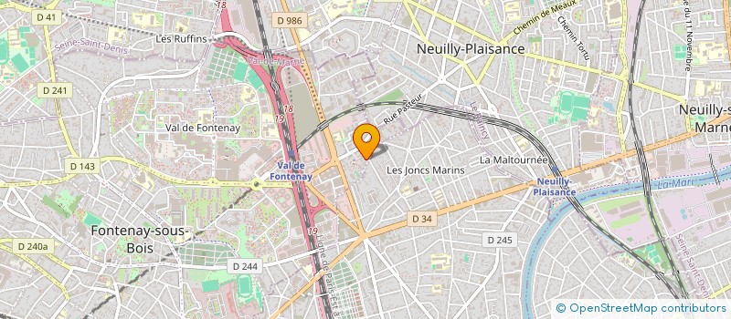localisation de l'entreprise 791 872 617  à FONTENAY-SOUS-BOIS