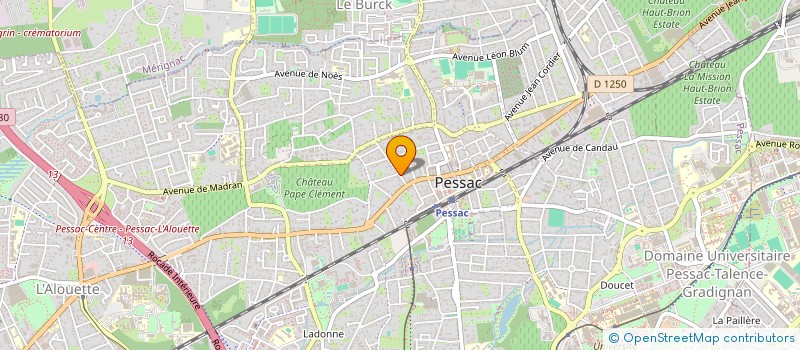 localisation de l'entreprise 791 876 774   PESSAC