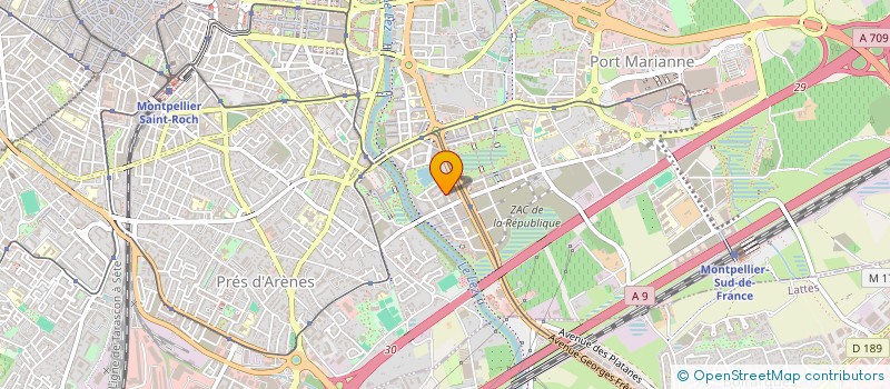 localisation de l'entreprise 791 900 590   MONTPELLIER