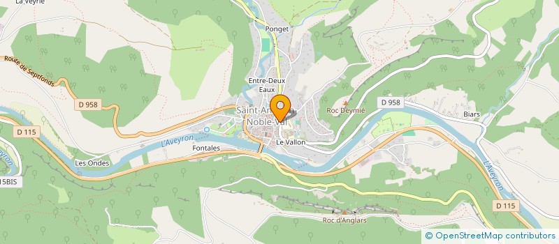 localisation de l'entreprise 791 914 450   SAINT-ANTONIN-NOBLE-VAL