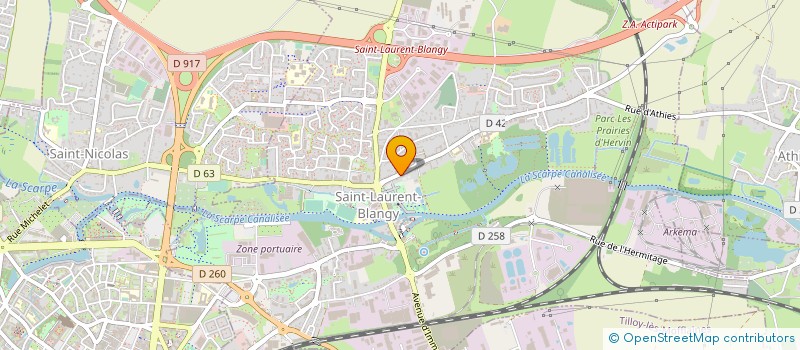 localisation de l'entreprise 791 926 660   DONZENAC