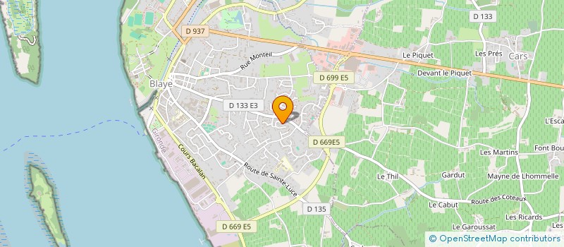 localisation de l'entreprise 791 965 411  à BLAYE