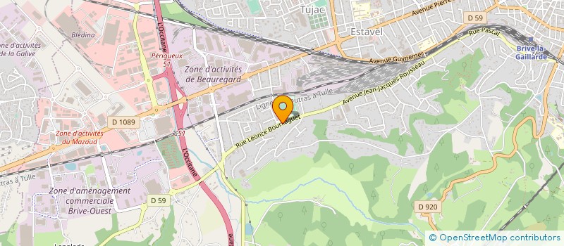 localisation de l'entreprise 791 993 306 à BRIVE-LA-GAILLARDE