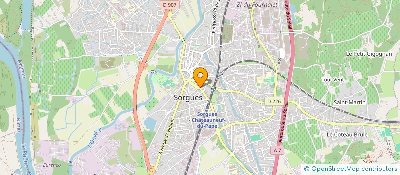 localisation de l'entreprise 791 997 927   SORGUES